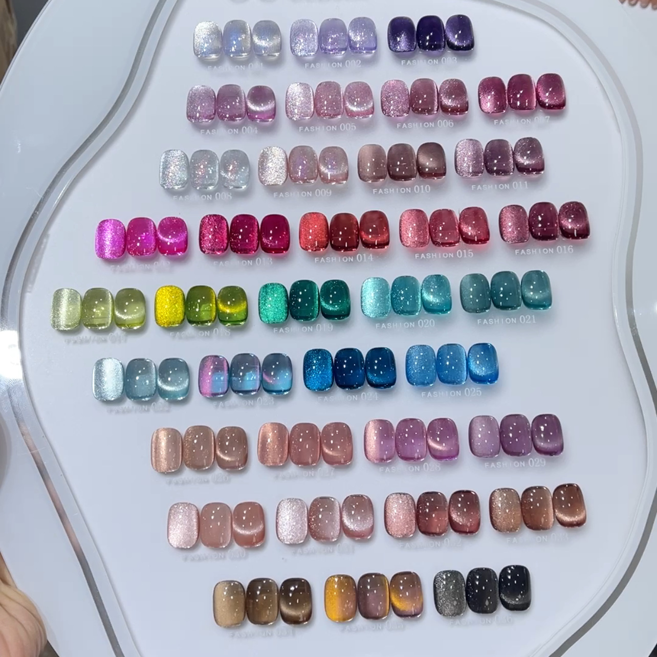Gel Nail Polish - 2026 U Omeei 36色キャッツアイジェルポリッシュセット OEMプライベートラベル ダイヤモンドグリッターディスコUVジェルネイルポリッシュセット用品