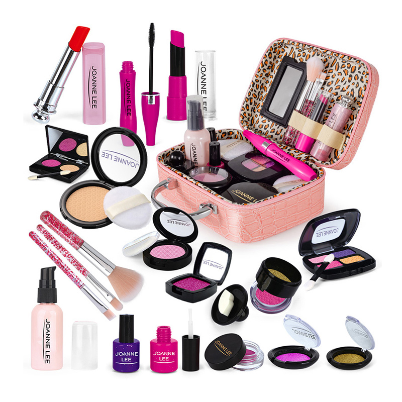Beauty Makeup Kit For Kids - シミュレーション化粧品セット子供ままごとのおもちゃシミュレーションメイクアップ口紅ネイルペイント知育玩具ふりメイク女の子ゲーム