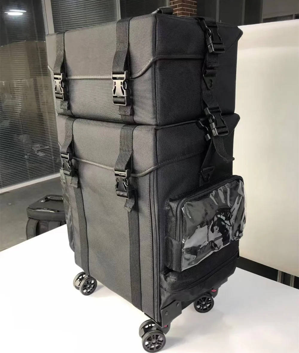 Beauty Makeup Vanity Set - セット旅行化粧トロリーケーススーツケース化粧品メイクアップ収納ジュエリーマニキュアハンドバッグ美容バニティボックス女の子ショルダーバッグ