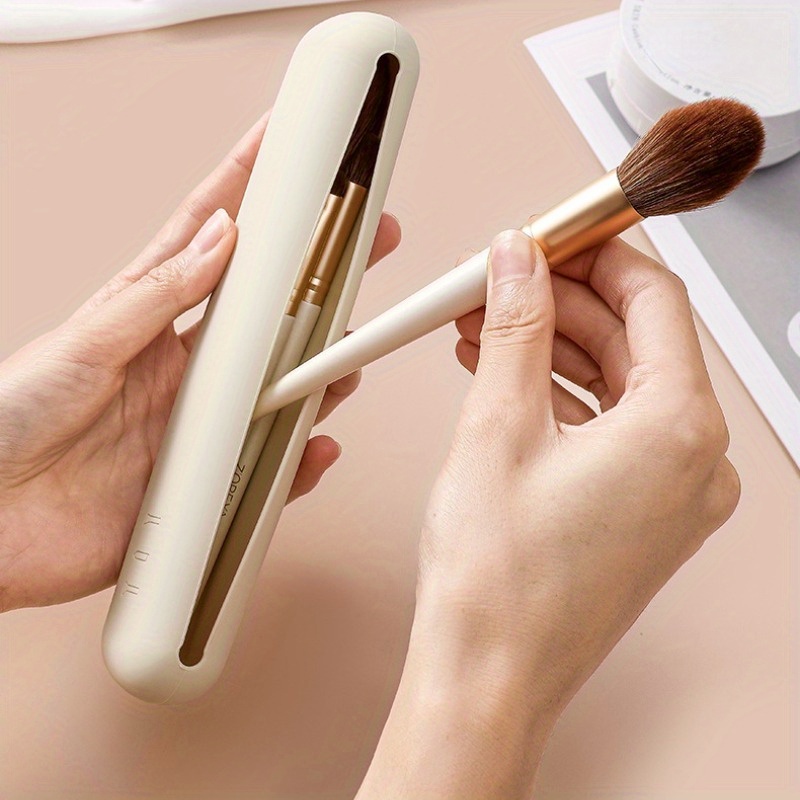 Beauty Preservation Makeup Bag - 化粧バッグ化粧ブラシポーチ化粧品オーガナイザートラベルホルダー収納ブラシケースブラシシリコンポルタカネタ