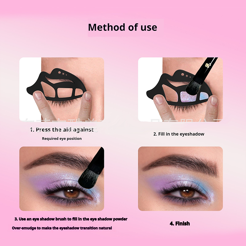 シリコーンアイメイクステンシル多機能アイシャドウテンプレート - Beauty Linasi Makeup のレビューと価格