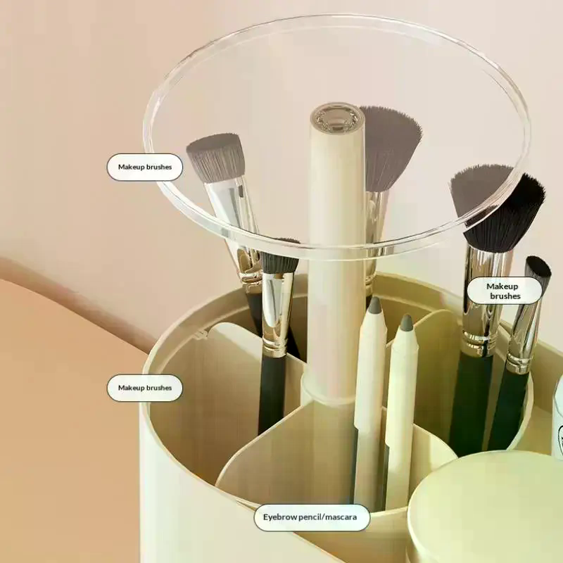 自動プッシュリフト式メイクアップオーガナイザー、大型引き出し - Beauty Makeup Vanity Set のレビューと価格