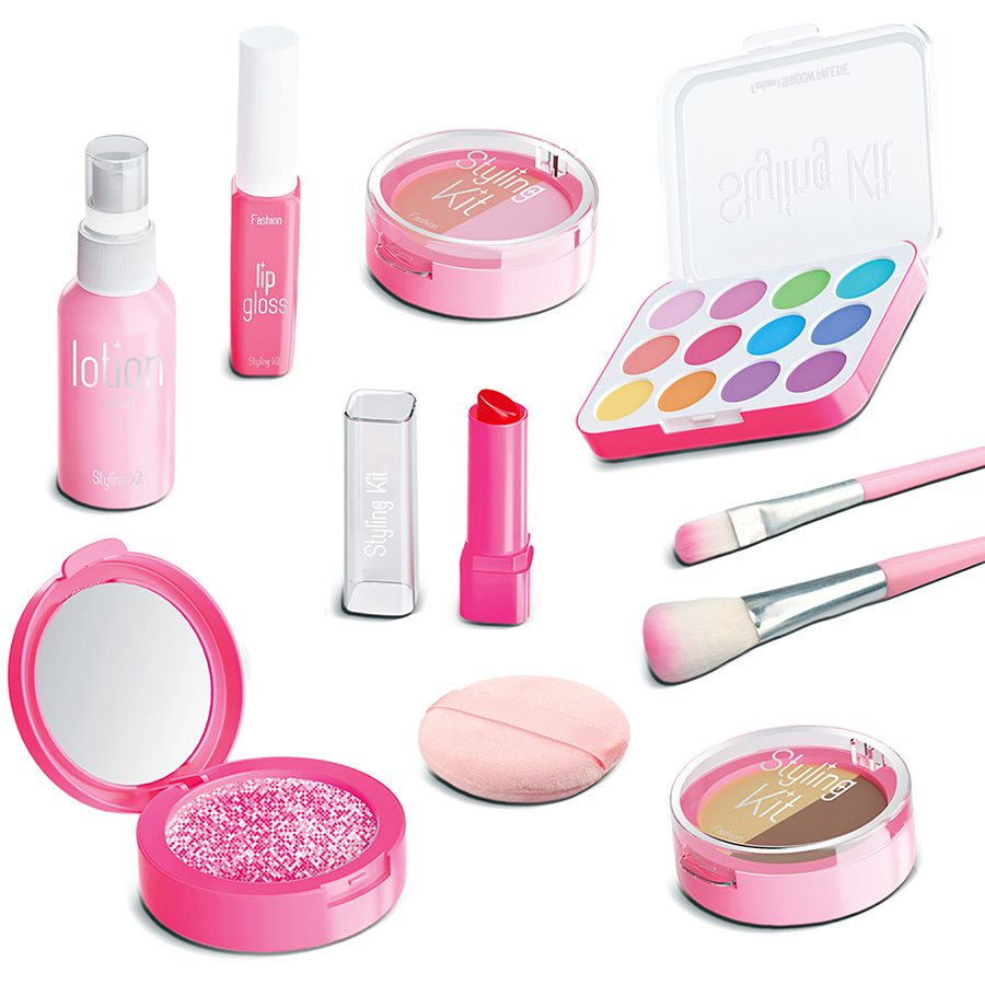 10 ピース/セットシミュレーションごっこメイクままごとおも - Beauty Makeup Kit For Kids のレビューと価格