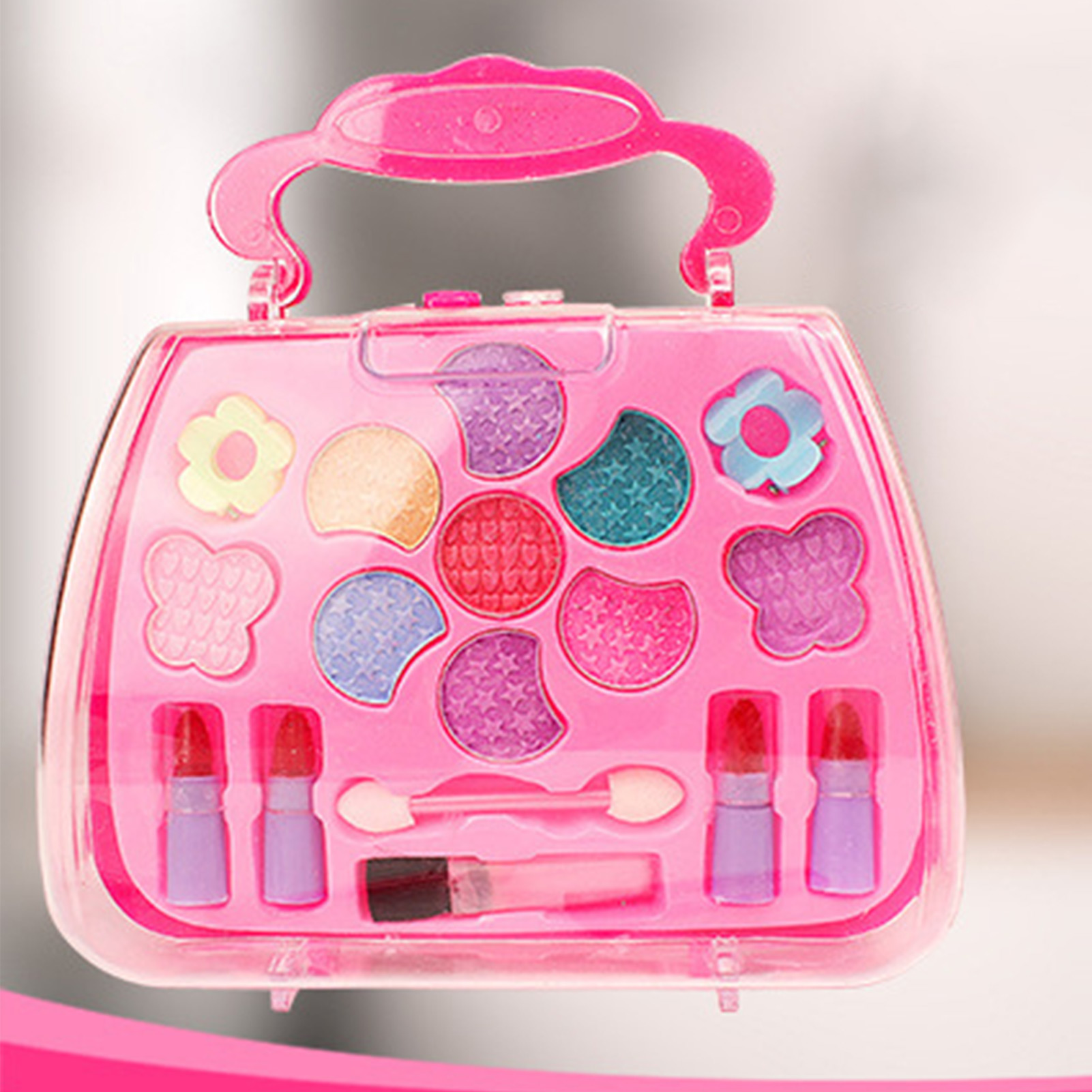 女の子向けメイクアップおもちゃ、子供用コスメセット、コスメケ - Beauty Makeup Kit For Kids のレビューと価格