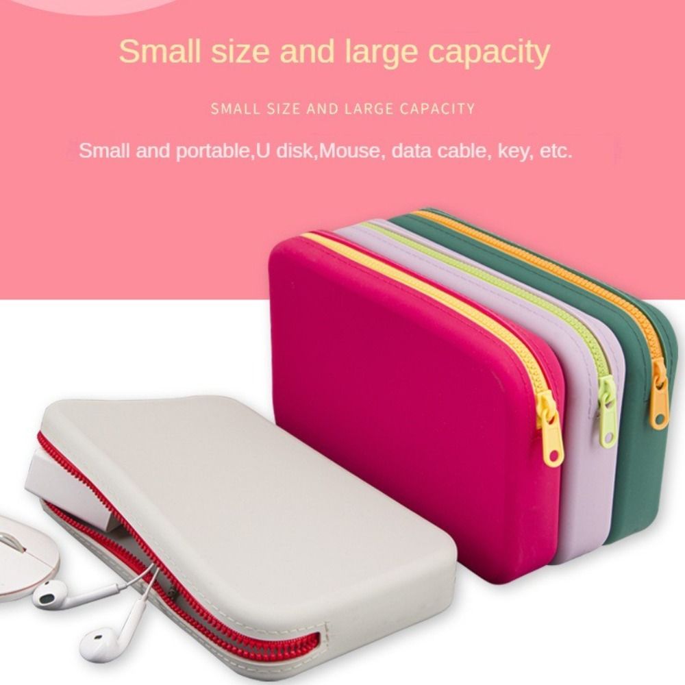 小さな四角いシリコン化粧品収納バッグ,大容量,化粧ブラシホル - Beauty Preservation Makeup Bag のレビューと価格