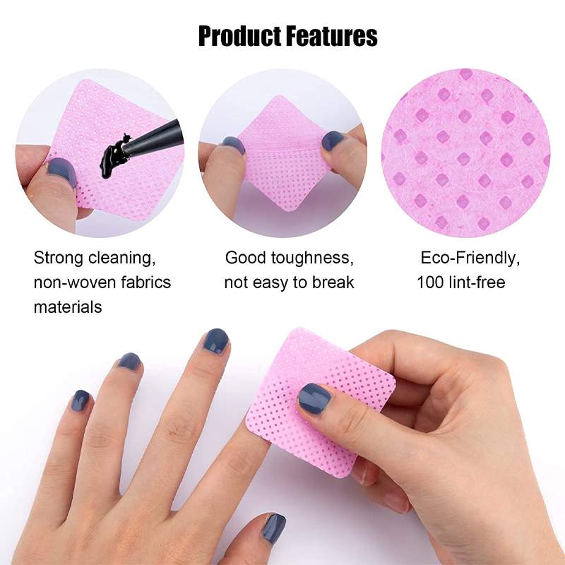 540枚入り/パック 糸くずの出ないネイルポリッシュリムーバ - Gel Nail Polish のレビューと価格