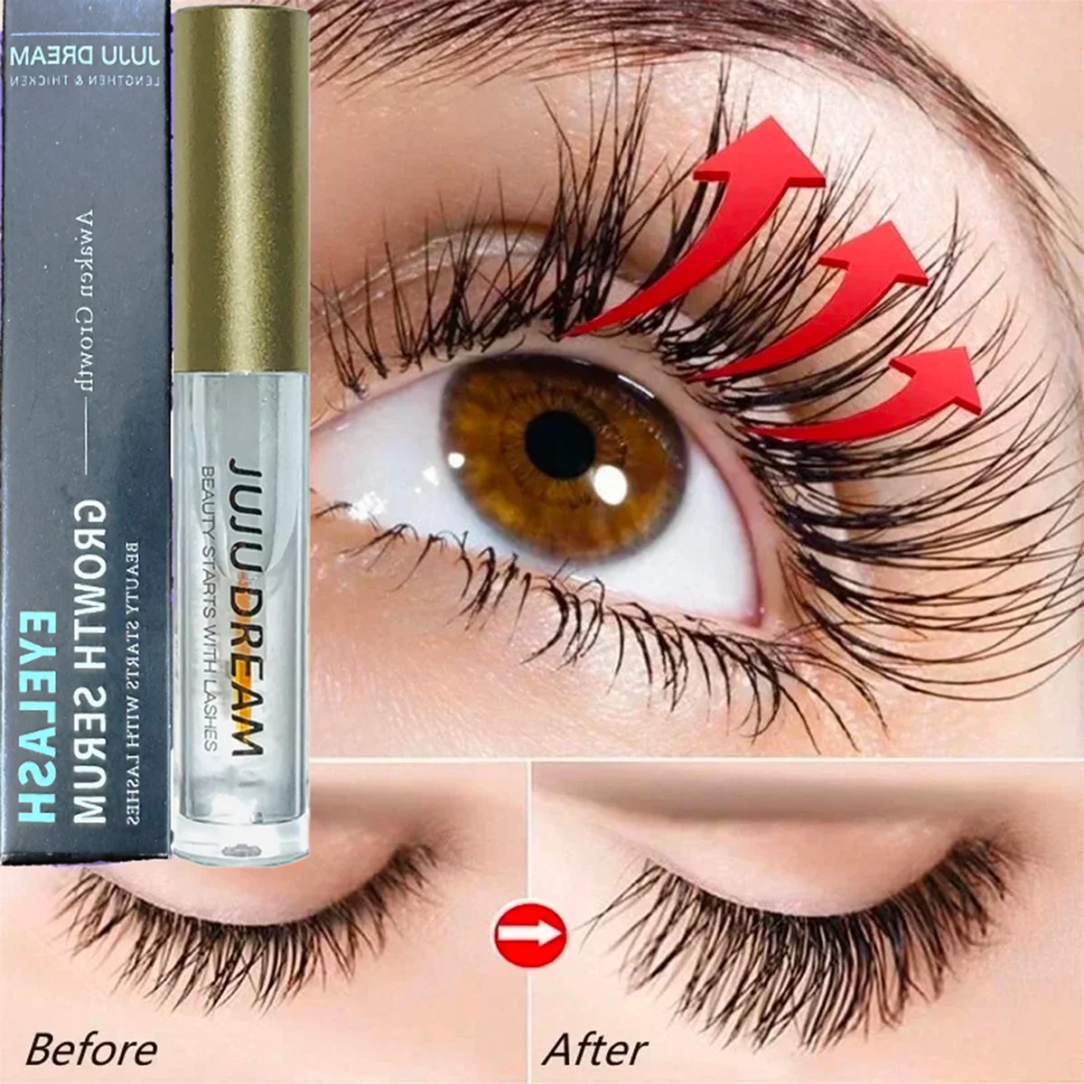 まつげ美容液 – 速効性で長く、カール、濃く、防水性があり、 - Lash Serum Growth のレビューと価格