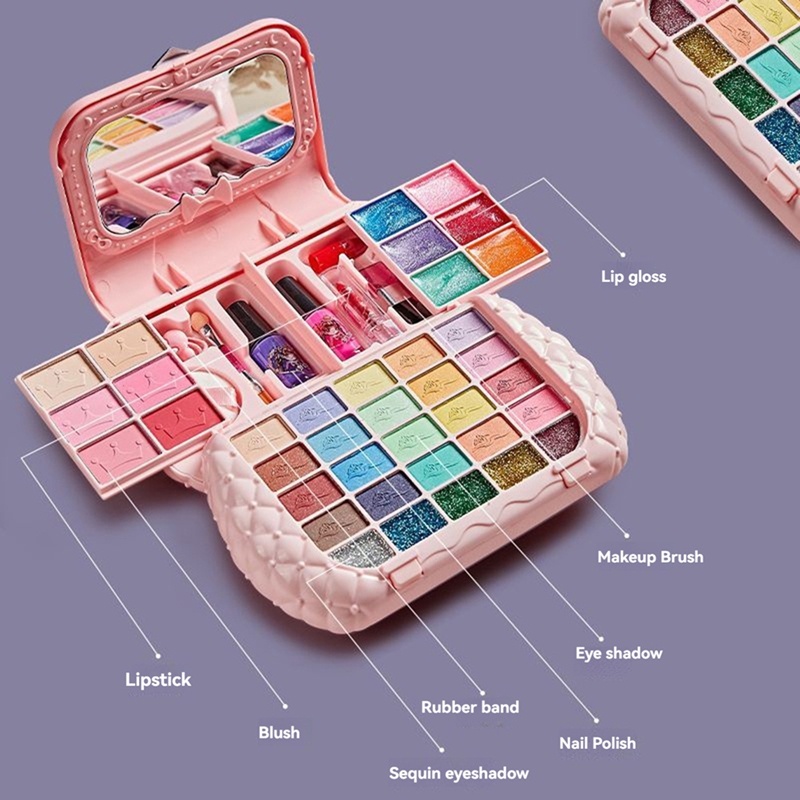キッズビューティーおもちゃ メイクアップキット 小さなバッグ - Beauty Makeup Kit For Kids のレビューと価格