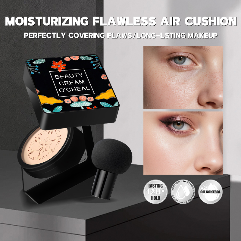O'CHEAL マッシュルームクッションCCクリーム フェイ - Beauty Linasi Makeup のレビューと価格