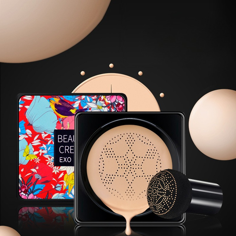 キノコエアクッション植物栄養 BB クリームコンシーラー保湿 - Beauty Linasi Makeup のレビューと価格