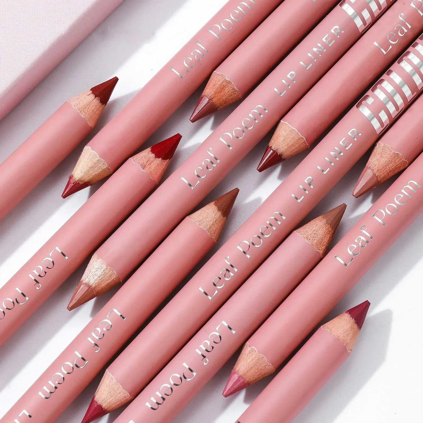 ヌードブラウンリップライナーペンシル口紅マットスムーズ防水リ - Beauty Linasi Makeup のレビューと価格