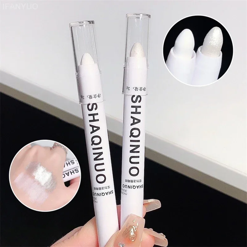 真珠光沢のあるマットホワイトアイシャドウアイライナーペンシル - Beauty Linasi Makeup のレビューと価格