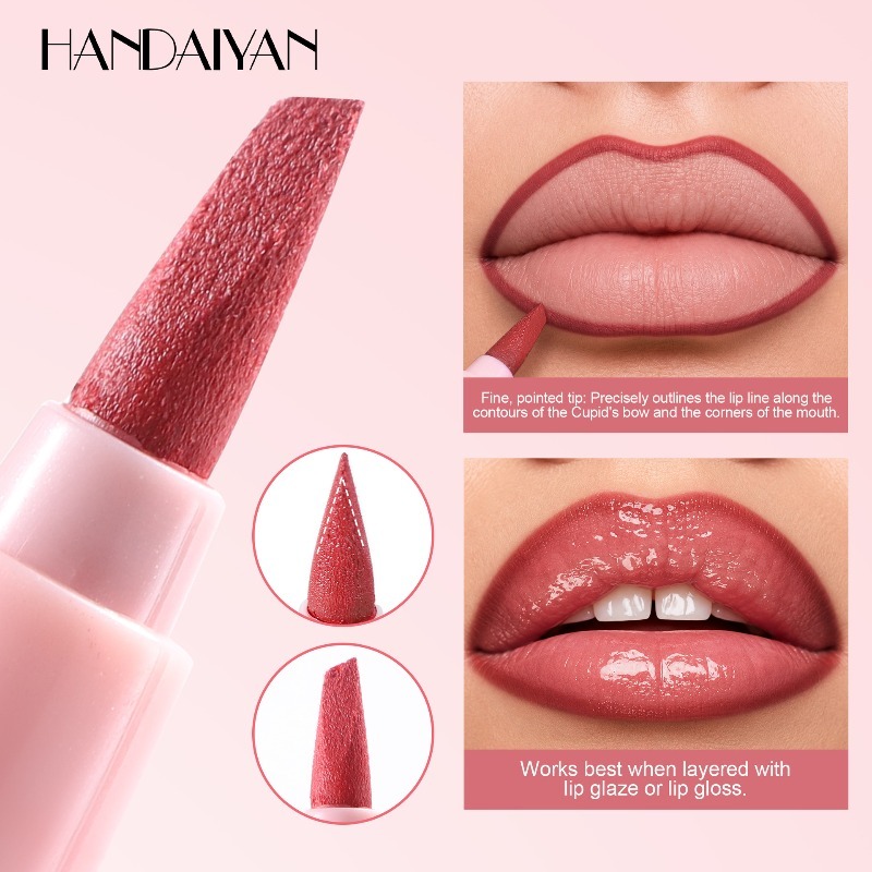 6色リップライナーペン、長持ち、防水防汗、発色が良い、色褪せ - Beauty Linasi Makeup のレビューと価格