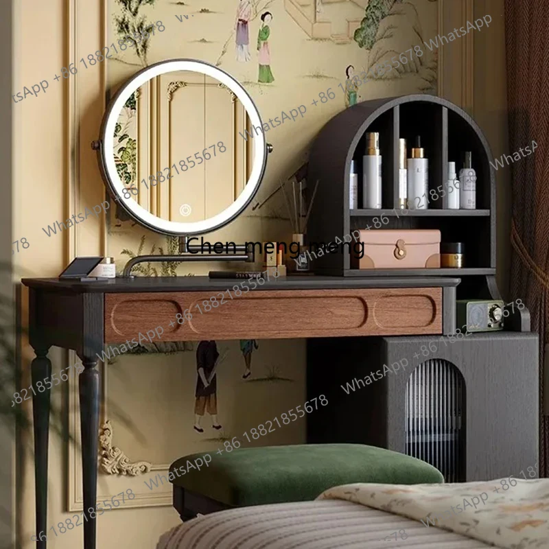 オーガナイザーブラックバニティテーブル引き出し付きスツール大 - Beauty Makeup Vanity Set のレビューと価格