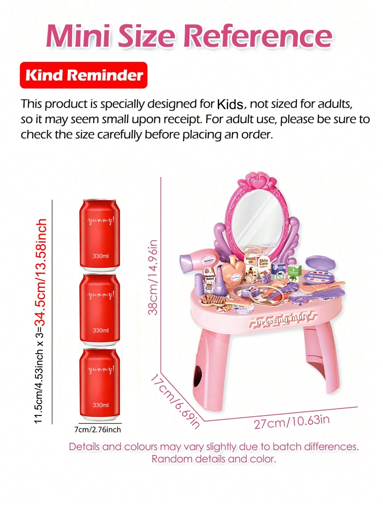 子供用プリンセスドレッシングテーブルおもちゃセット、鏡と30 - Beauty Makeup Kit For Kids のレビューと価格