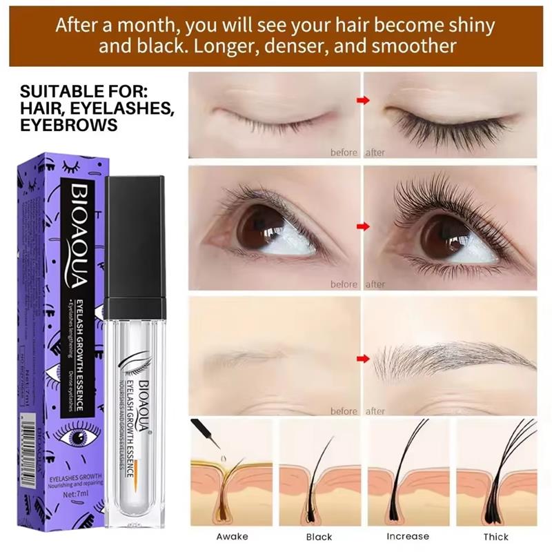 28 日間高速まつげ成長血清自然まつげエンハンサー長く厚い眉 - Lash Serum Growth のレビューと価格