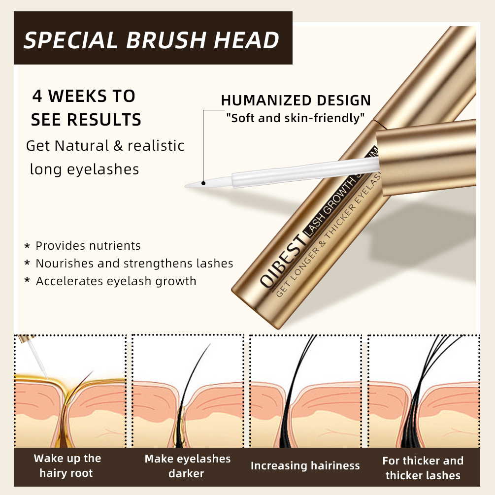 QIBEST まつげ成長血清天然成分無刺激眉毛栄養エンハンサ - Lash Serum Growth のレビューと価格