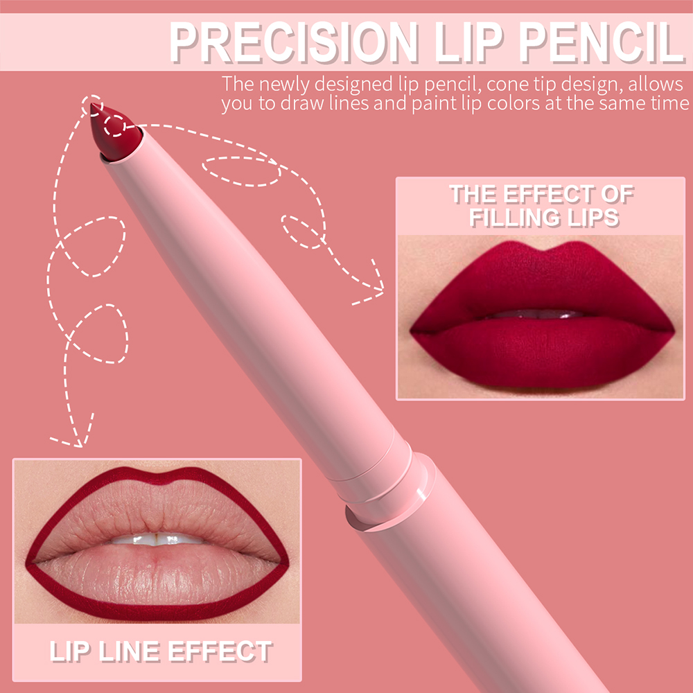 6本リップライナーペンセット長持ち、防水防汗、簡単に着色色褪 - Beauty Linasi Makeup のレビューと価格
