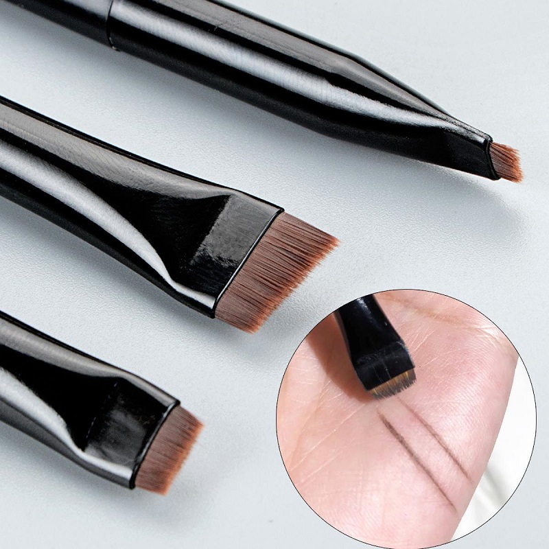 ブレードアイライナーブラシ眉毛ブラシポータブルフラットファイ - Beauty Linasi Makeup のレビューと価格