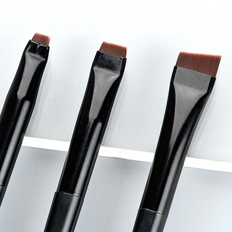 ブレードアイライナーブラシ眉毛ブラシポータブルフラットファイ - Beauty Linasi Makeup のレビューと価格